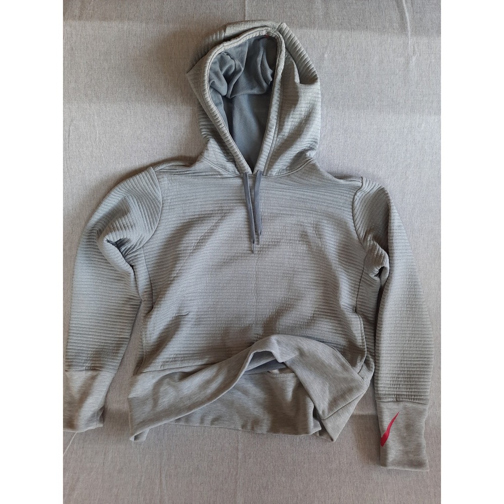 Nike Dri-Fit Women's Large Scuba Style Hoodie Drawstring Pullover Active Sweater